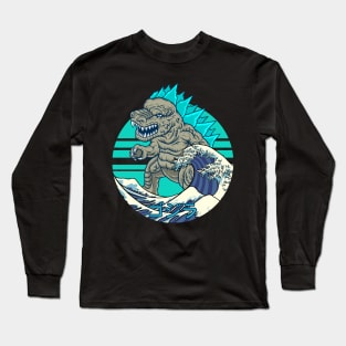 godzilla cute Long Sleeve T-Shirt